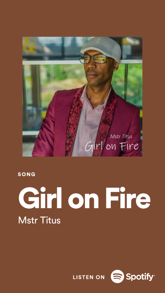 Girl On Fire _ Promo Card