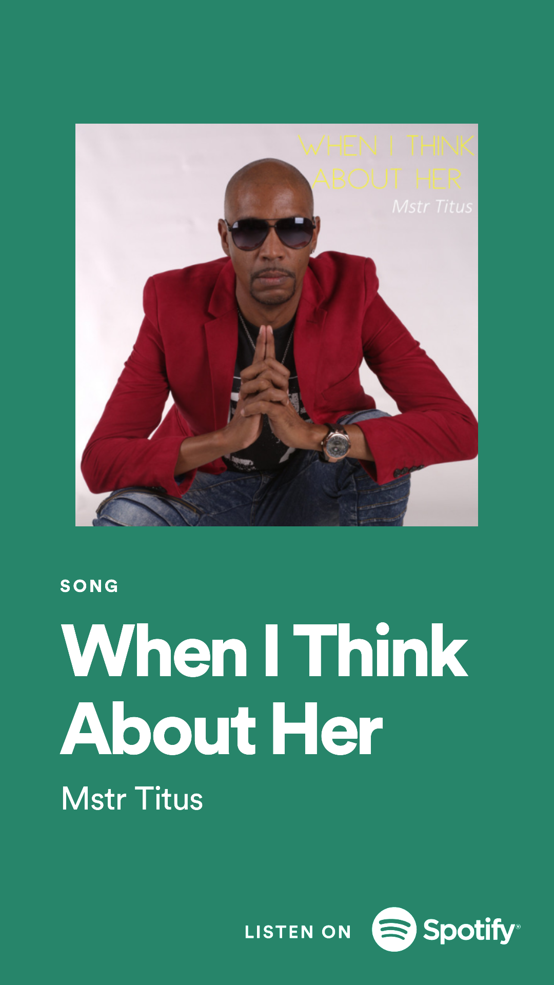 Think about her _ Promo Card